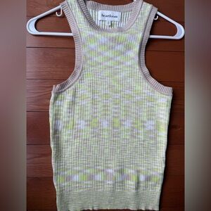 Heartloom Green Sleeveless Sweater